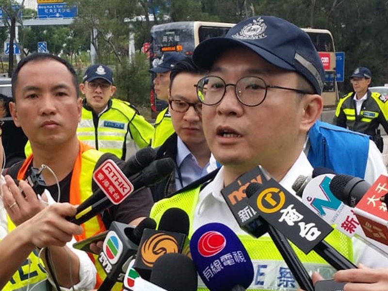 西九龍交通部調查及支援組總督察黃世君。