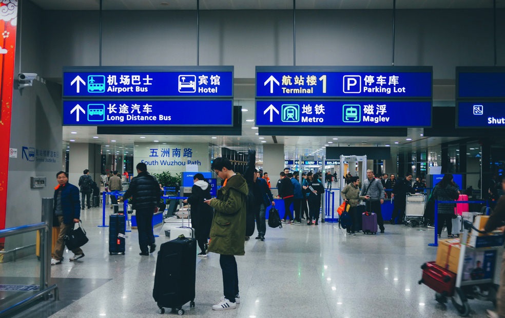 大陸指M503西向東航線，有助紓緩上海區的航班增長壓力。網絡圖片