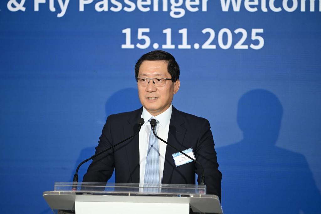 機場管理局主席林天福。 機場管理局主席林天福。