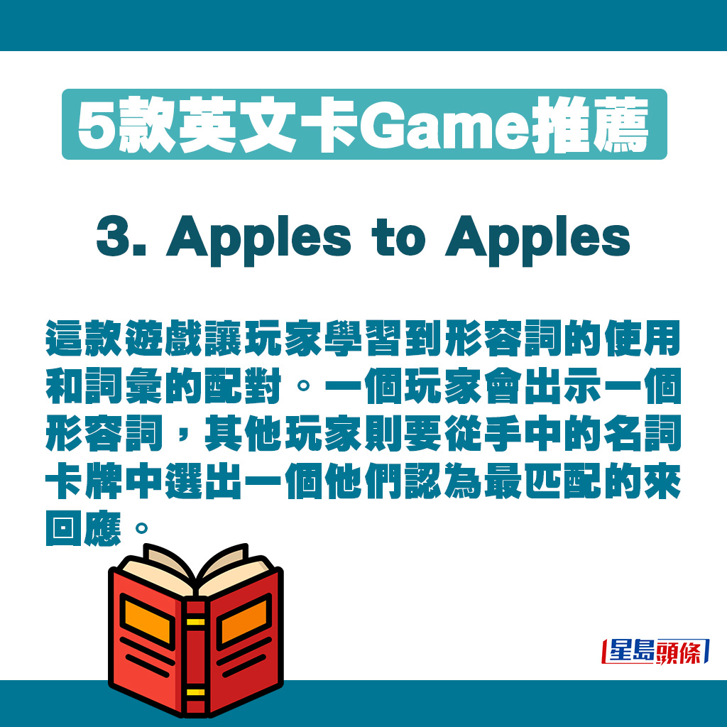 這款遊戲讓玩家學習到形容詞的使用和詞彙的配對。