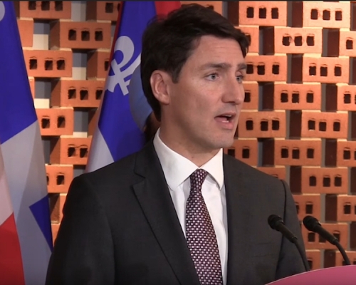 杜魯多指拘捕孟晚舟不涉政治。(網圖)