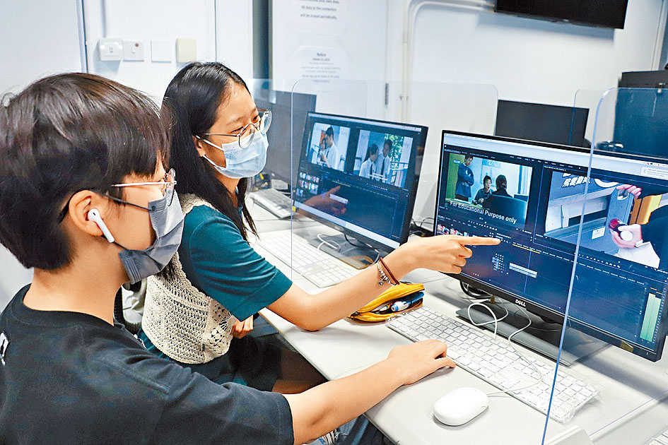 今学年中四修读应用学习科目的学生人数，较上学年急增四倍。