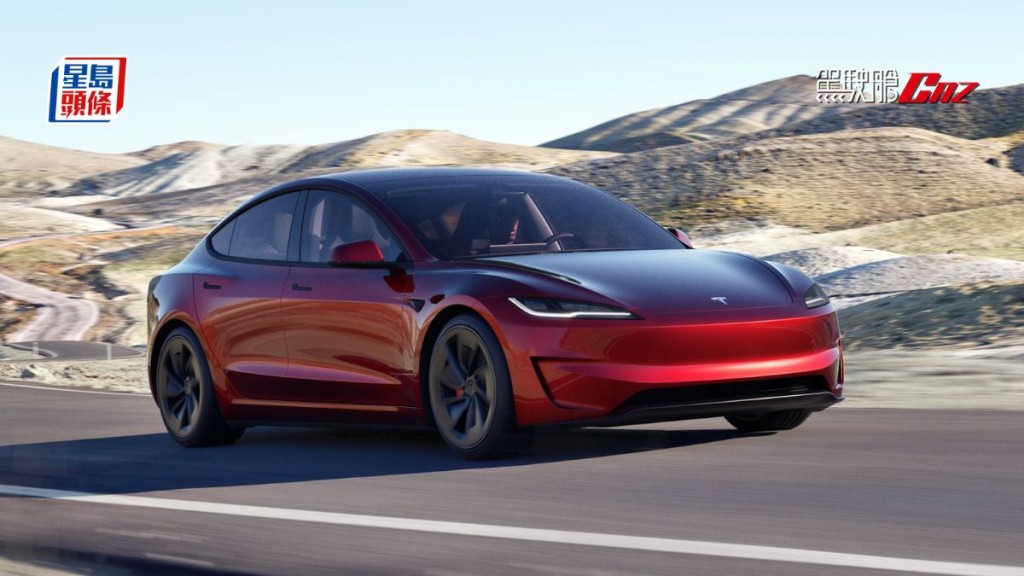 Tesla新增Model 3 Performance AWD高性能版，0至100km/h加速3.1秒，「一換一」售價HK$396,880起。