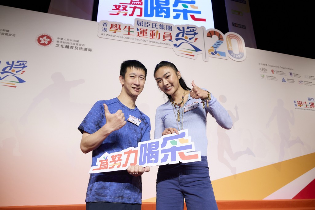 楊文蔚及蘇樺偉現身頒獎禮。圖片由公關提供 楊文蔚及蘇樺偉現身頒獎禮。圖片由公關提供
