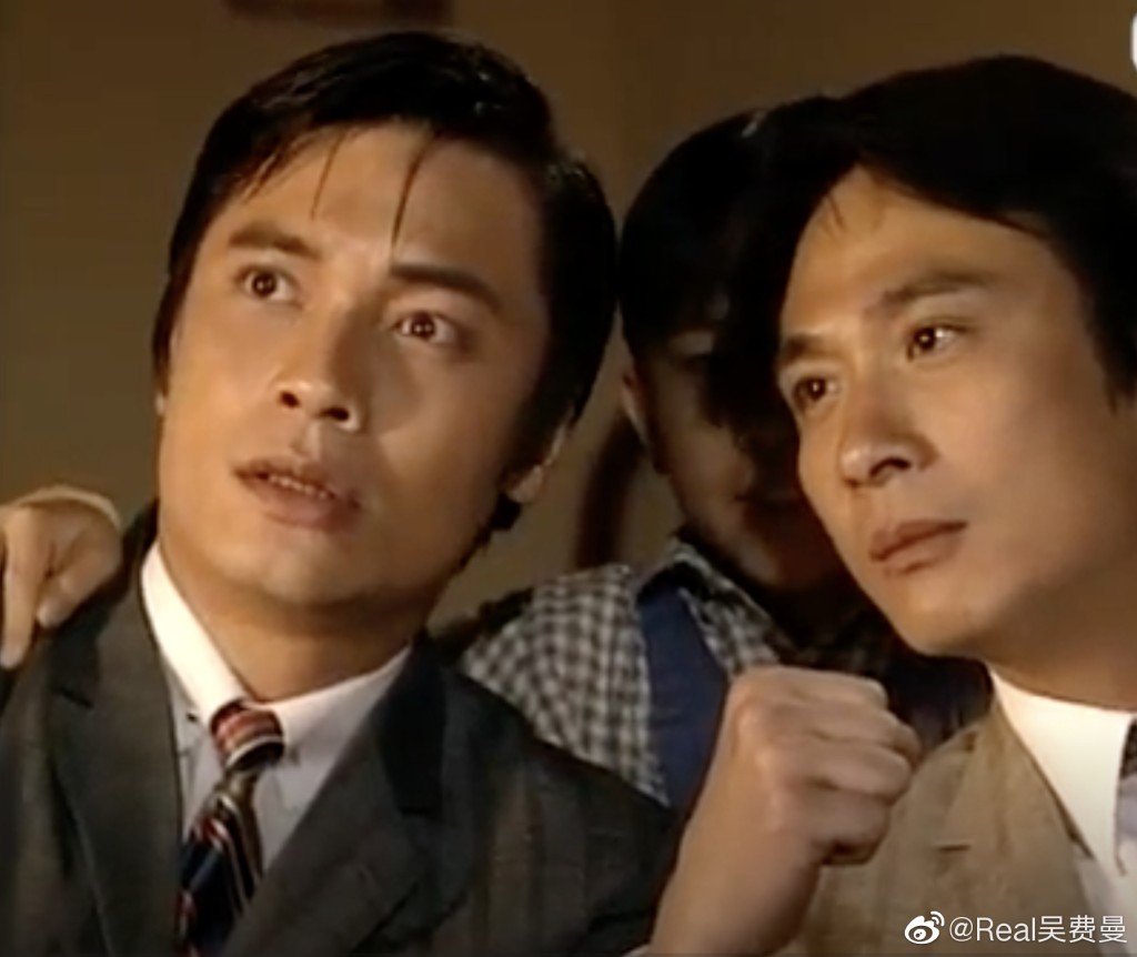 吳鎮宇同羅嘉良曾演《難兄難弟》,分別飾演謝源同李奇,維妙維肖。