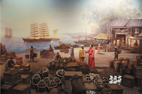唐宋時期，香藥是經由海路入華的最大宗商品。 （廣州海事博物館內展陳）