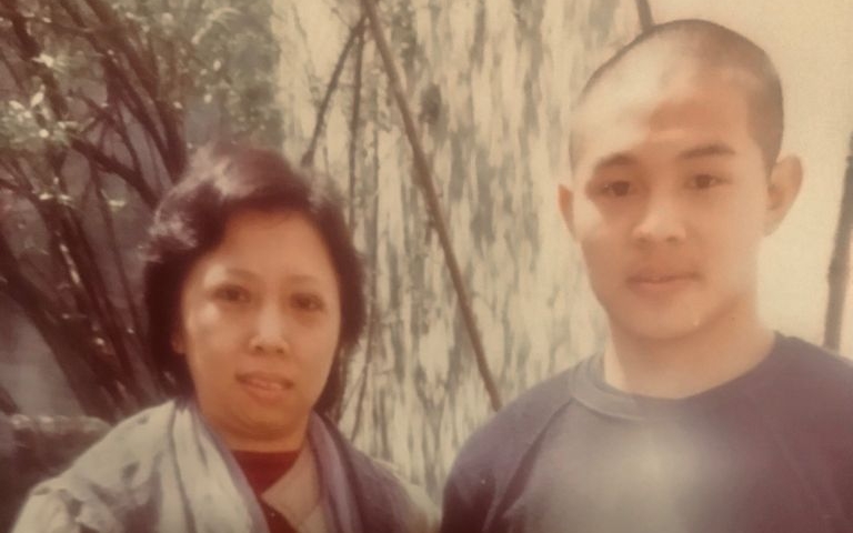 第一次去內地探李連杰班。