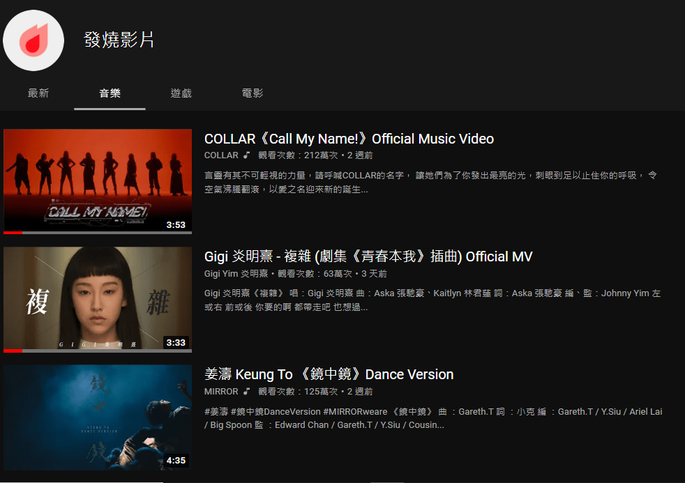 《複雜》MV上埋YT本地音樂發燒影片排行榜第2位！