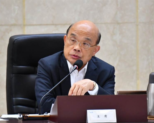 台灣行政院長蘇貞昌。網上圖片