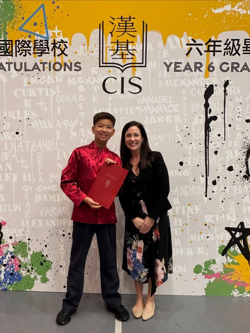 次子Marco一年前小學畢業仍有稚氣。