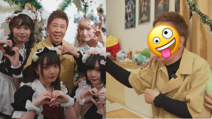 尹光日前去了澳門的女僕cafe,他被一位偽娘的女僕招呼,究竟有咩反應呢?