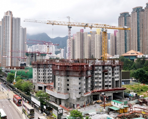 鑽石山綠置居啟鑽苑(興建中工地)。資料圖片