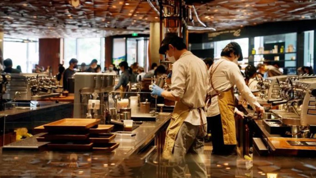 上海咖啡店9553間成全球最多。新華社