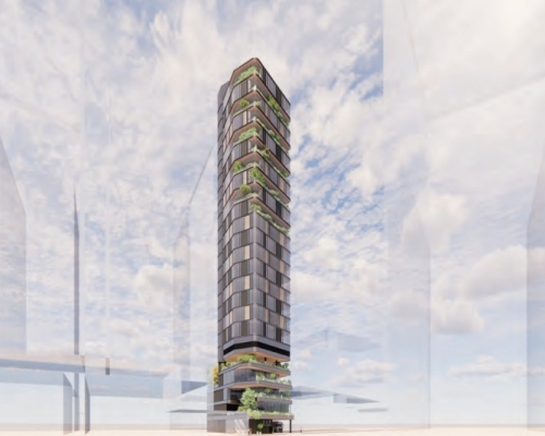 荃灣工廈申放寬地積比及高限，擬建1幢樓高28層商廈。