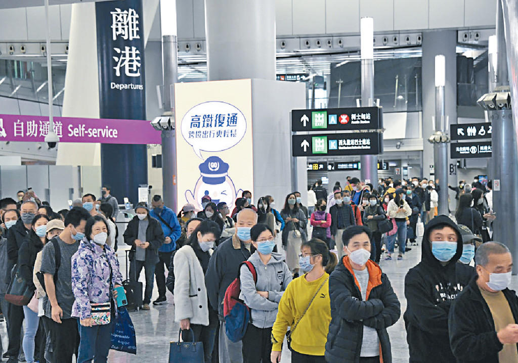 ■高鐵香港段於周日恢復行車,有旅行社正籌備復辦高鐵團。