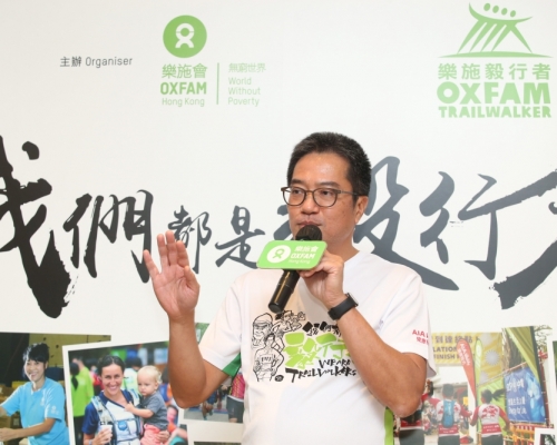 黃偉綸早年曾參加4次「毅行者」，之後當過多年義工。