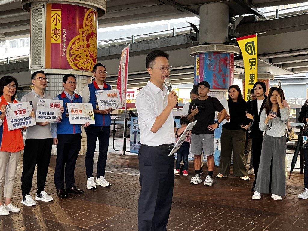 選委會界別候選人洪錦鉉。 選委會界別候選人洪錦鉉。