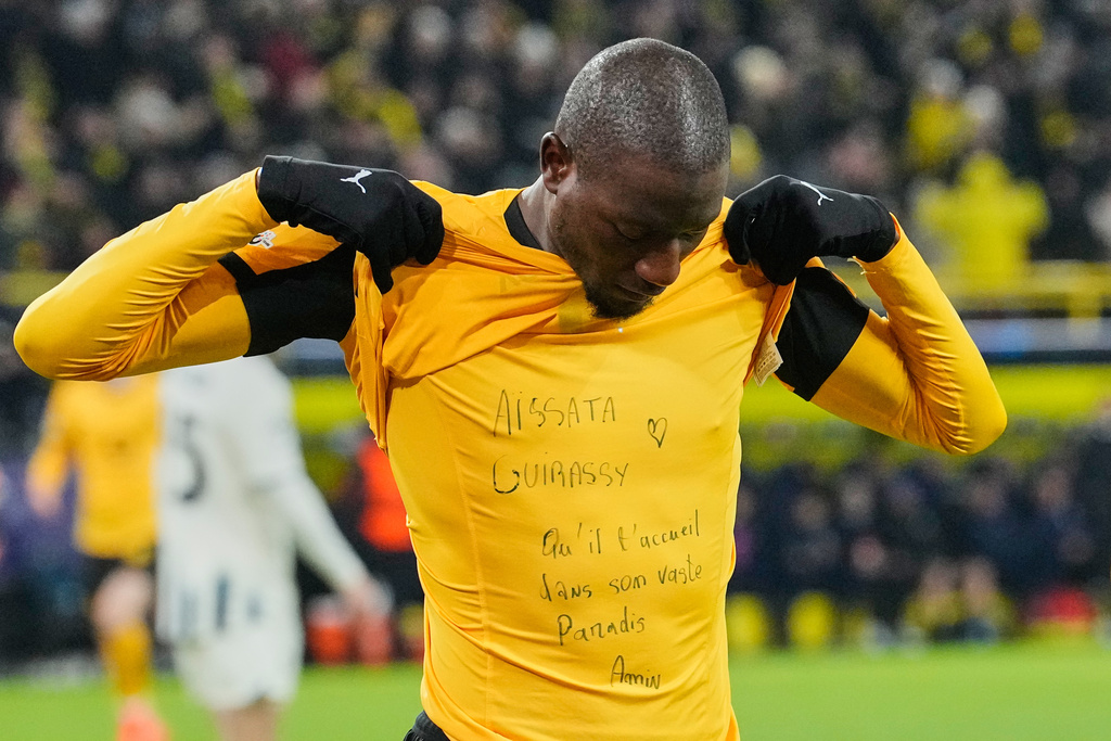 古拉斯將入球獻給去世的侄女。美聯社