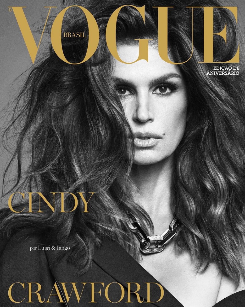 仙蒂首登巴西版《VOGUE》雜誌封面。