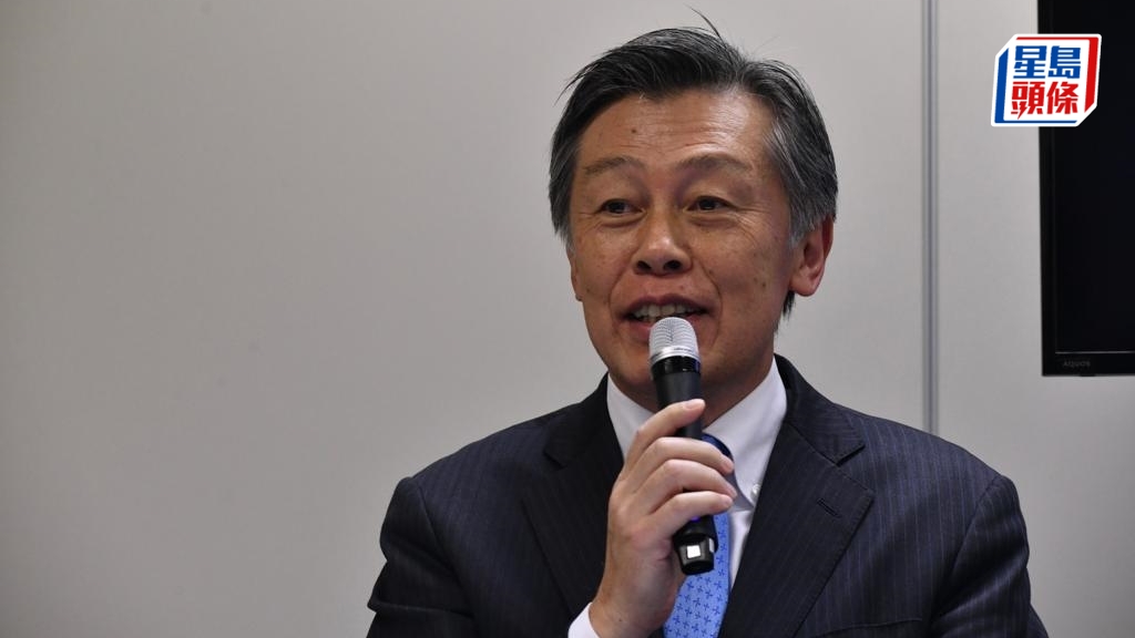 岡田健一指排放核廢水做法符合國際標準，對環境影響微不足道。陳極彰攝