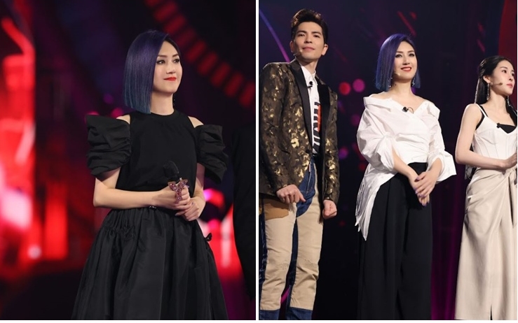 楊千嬅在《我們的歌》中跟蕭敬騰組成一隊。