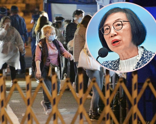 陳肇始表示,當局會盡量將圍封檢測時間縮至最短,冀市民包容。資料圖片