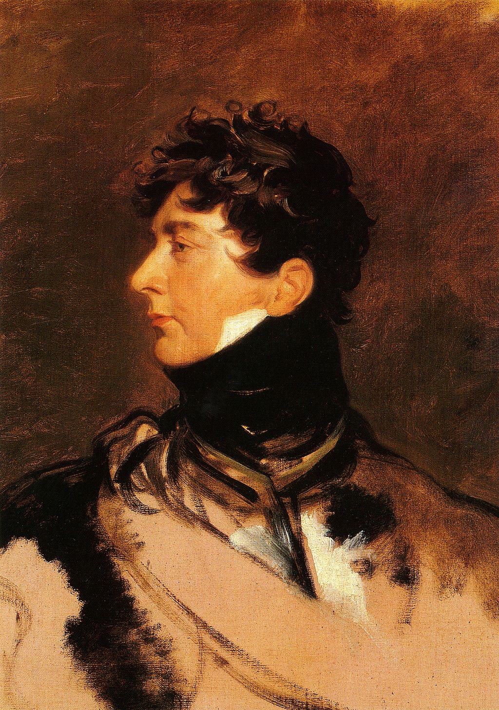 1814年喬治四世登基前任攝政皇。 維基