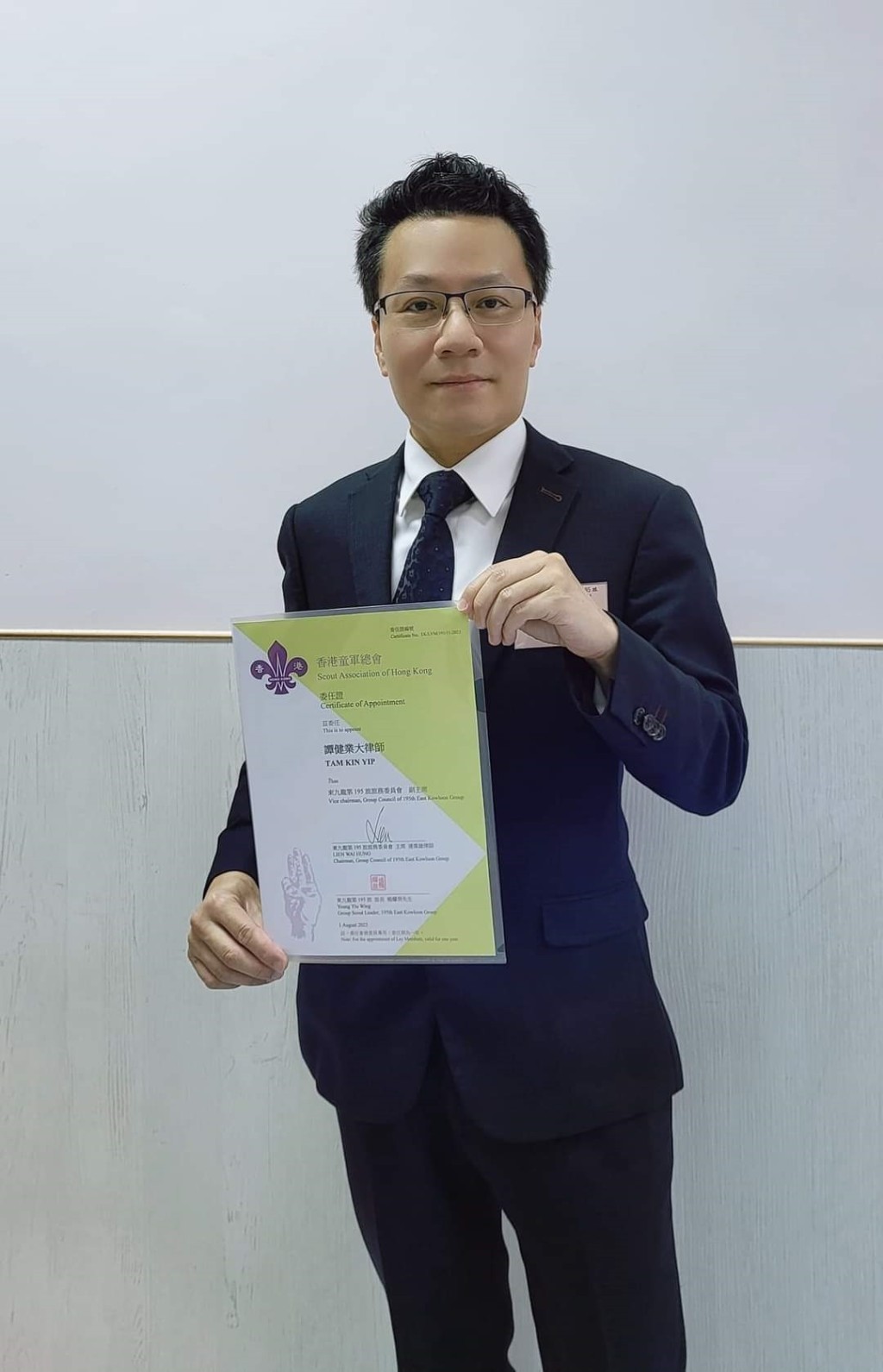 「蟲草之凰」團體馬主成員譚健業大律師 「蟲草之凰」團體馬主成員譚健業大律師