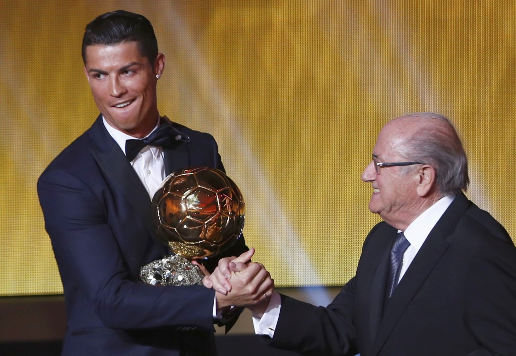 5屆金球奬得主葡萄牙球星C朗拿度在20年內首度落選金球奬30人候選名單。路透社