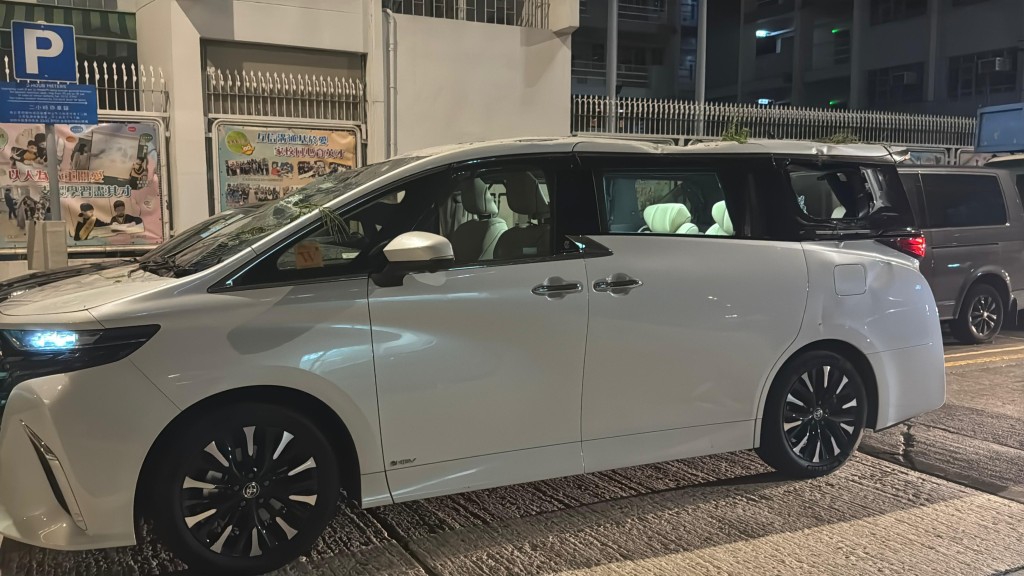 七人車途經時被塌樹擊中。 七人車途經時被塌樹擊中。