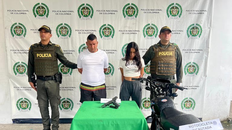 哥伦比亚警方逮捕Karen。（Policia nacional de colombia）