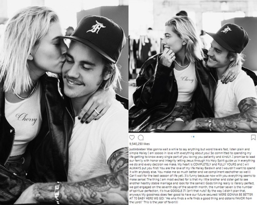 Justin Bieber期待與Hailey拉埋天窗的大日子。