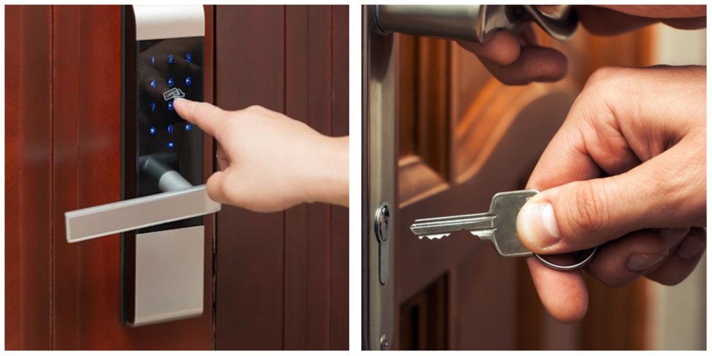電子門鎖不像傳統門鎖需使用實體鑰匙，可透過密碼、指紋識別、藍牙搖距控制及匙卡等方式開門，帶來不少便利性。