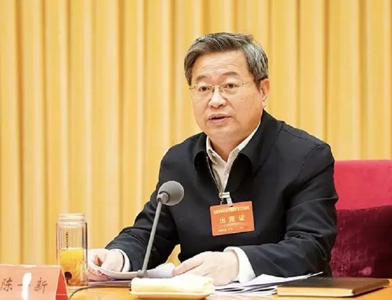 武漢中央指導組副組長陳一新就疫情防控做出指示。網圖