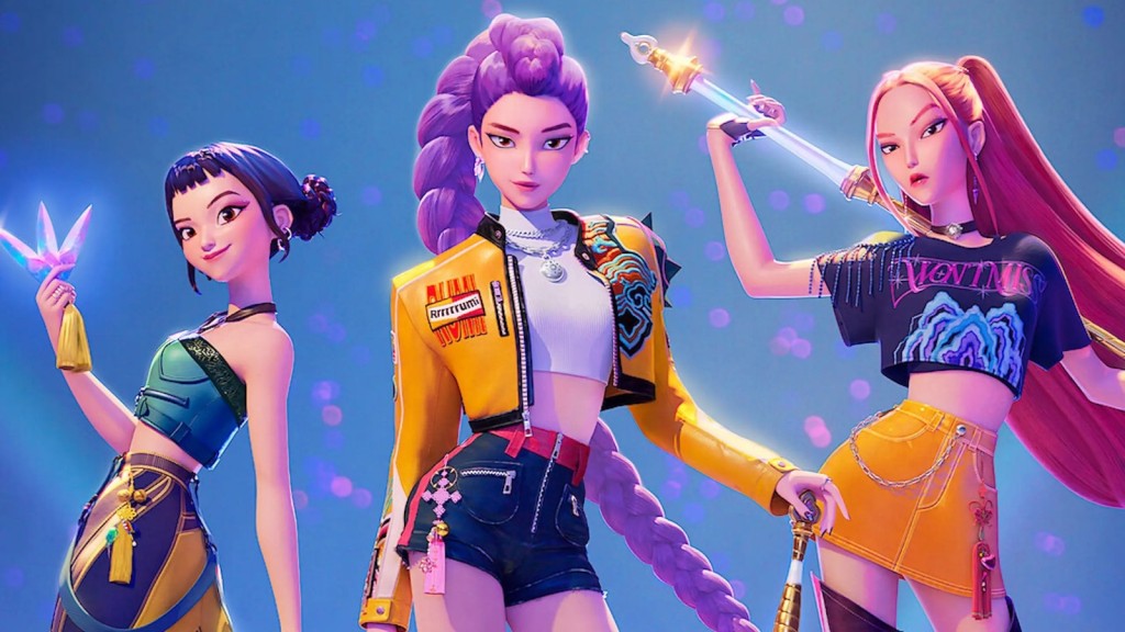 兒童界爆紅動畫《Kpop獵魔女團》入圍最佳動畫。 兒童界爆紅動畫《Kpop獵魔女團》入圍最佳動畫。