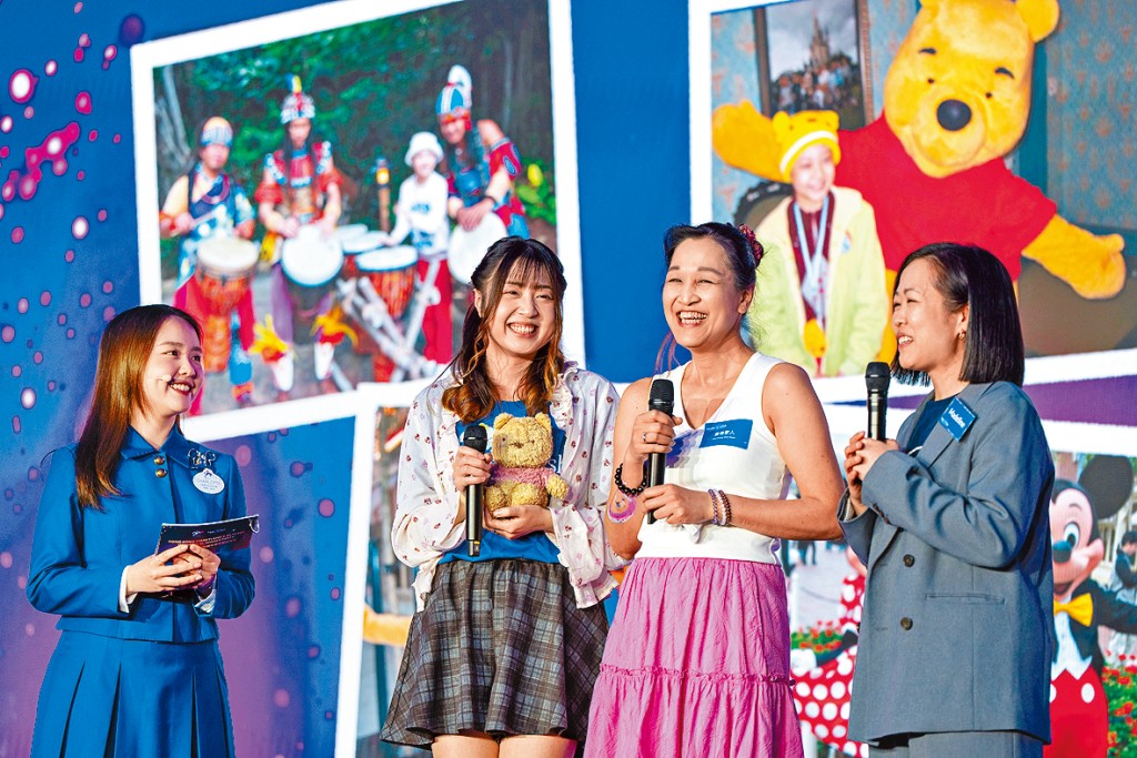 善怡(左)分享願望成真旅程如何帶來啟發與力量。 善怡(左)分享願望成真旅程如何帶來啟發與力量。