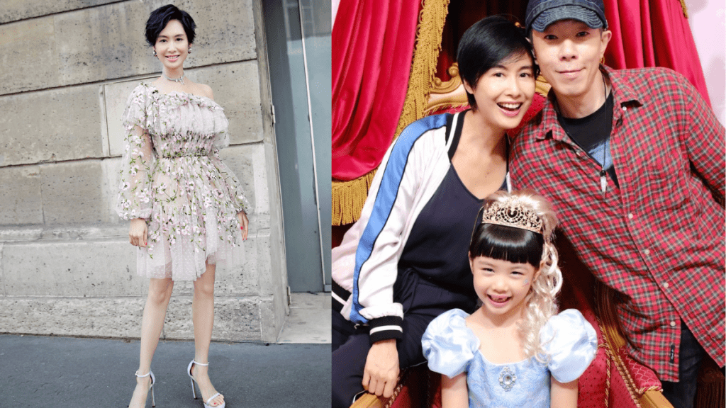 朱茵游日陪老公黄贯中现身一处甜爆  亲民合照意外曝光真实身形  官方公布高度疑报大数？