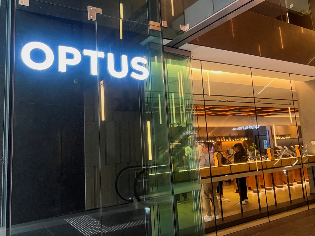 澳洲電信公司Optus。路透社