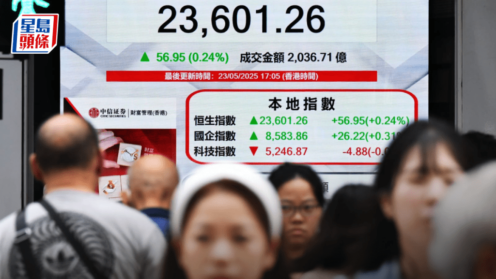 恒指連升6周 石藥本周累漲12%冠藍籌 「藥茅」恒瑞首掛升25% 分析:仍是上落市