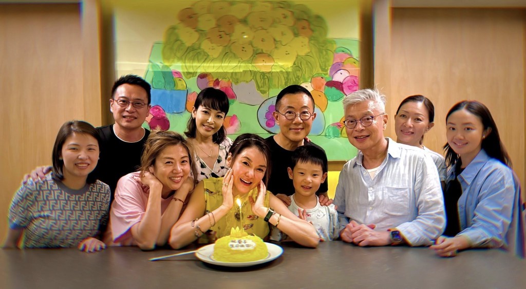 陳淑蘭與前度祁文傑一家感情很好。