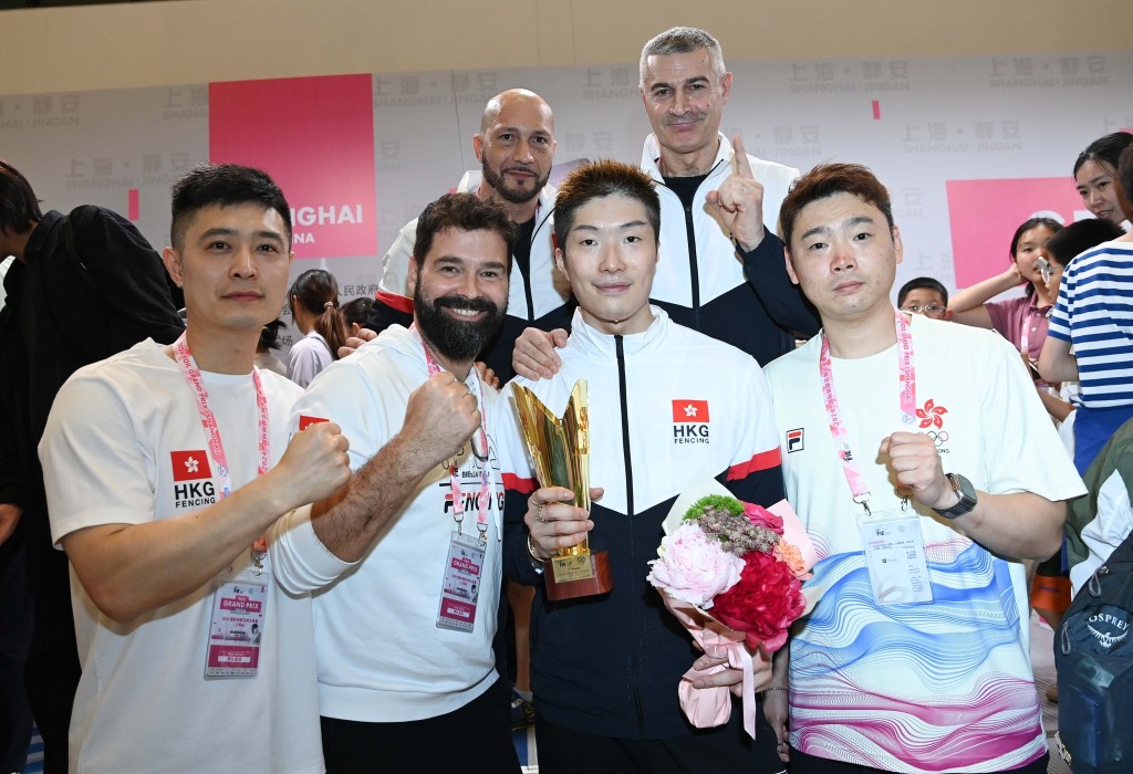 张家朗在上海大奖赛夺金，状态大勇。 国际剑联图片
