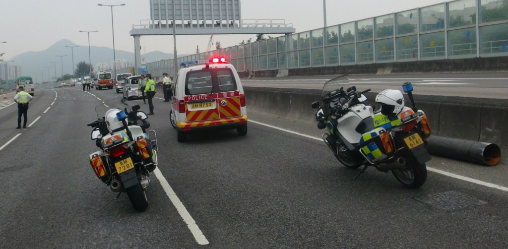 元朗公路車禍。