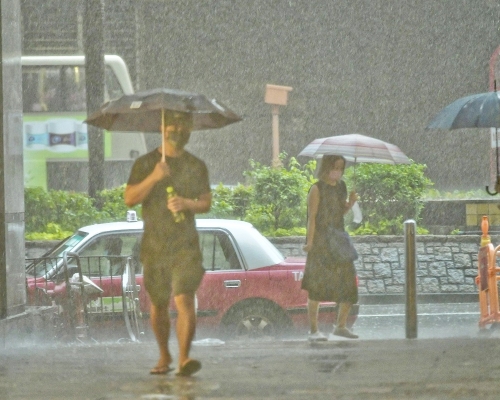 未來2日的「顯著降雨概率」升至「高」（>=70%）。資料圖片