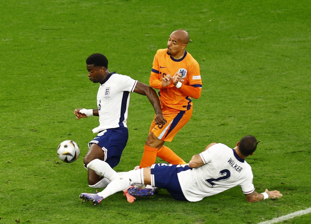 英格蘭反勝荷蘭入決賽。Reuters
