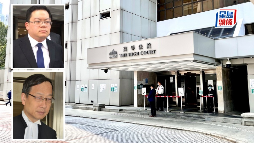 張天任(上小圖)代表華懋慈善基金及余若海(下小圖)代表遺產管理人。