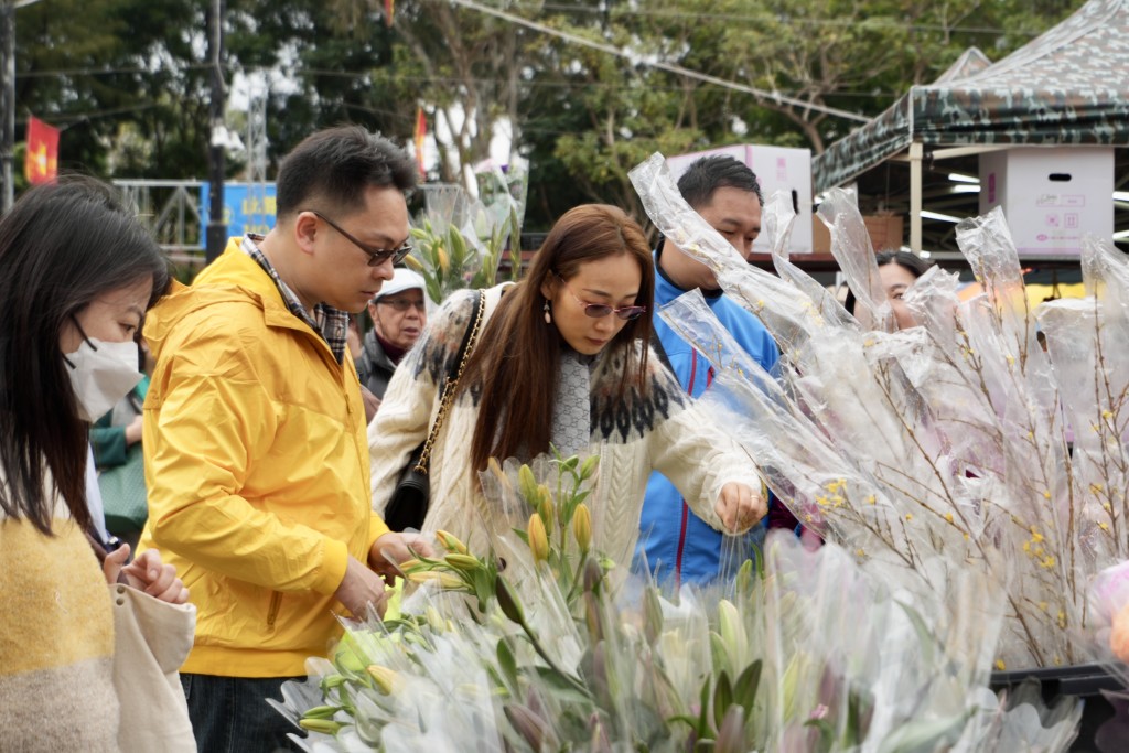 圖為去年維園年宵。 圖為去年維園年宵。