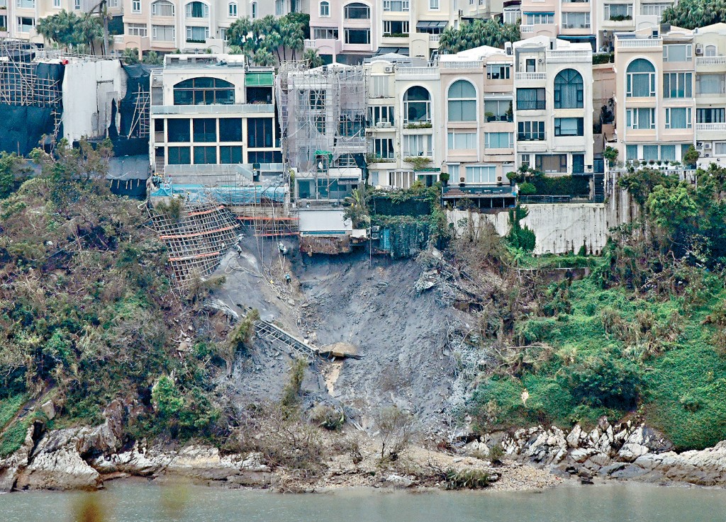 陳天賜及其妻袁慧明持有的74號屋佔用官地及多處違例僭建。