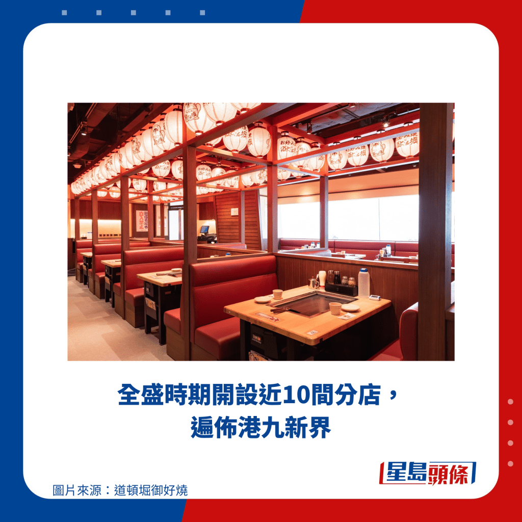 全盛時期開設近10間分店，遍佈港九新界