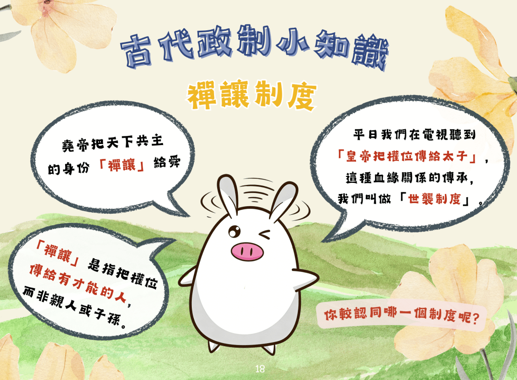 繪本內的歷史小知識。圖片由作者提供