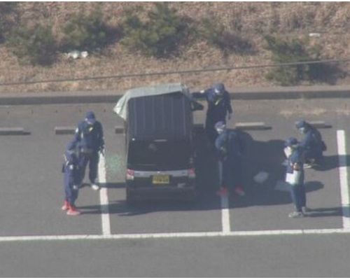 警方其后在附近公园停车场内发现已经死亡的嫌犯。NHK
